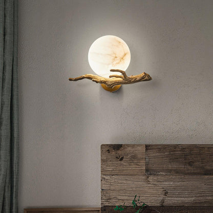 Retro Twig Wall Lamp, Adjustable Light Direction — alternate angle