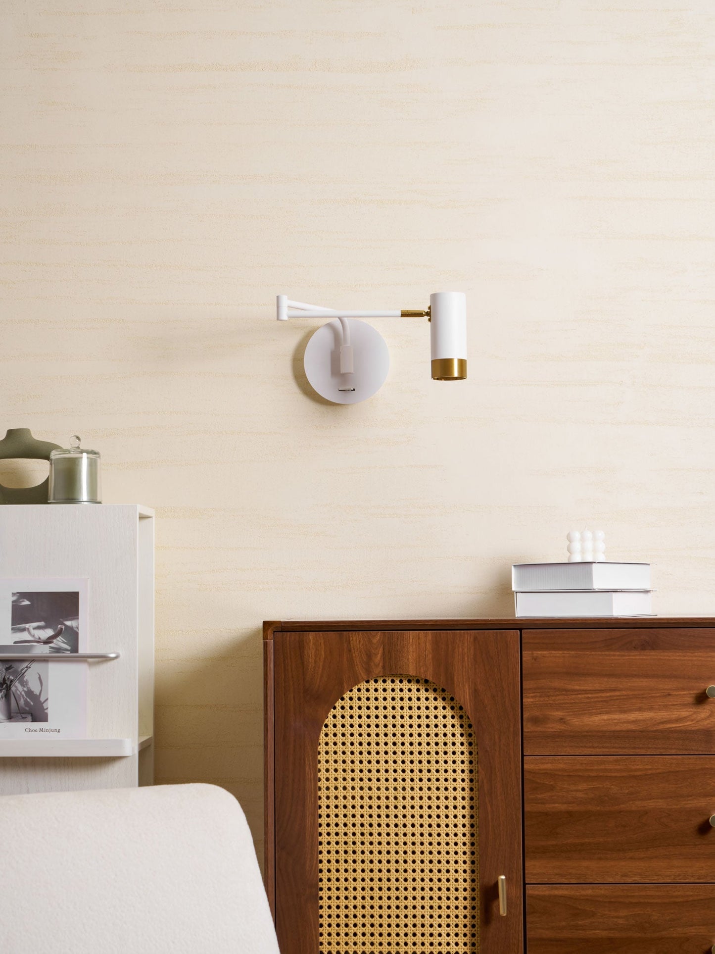 Ridge Arm Wall Lamp with Adjustable Angle