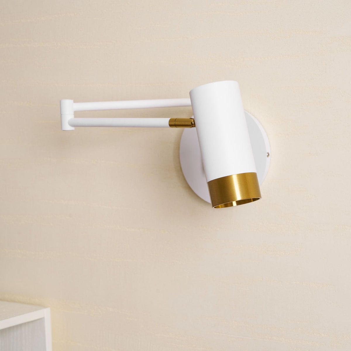 Ridge Arm Wall Lamp with Adjustable Angle