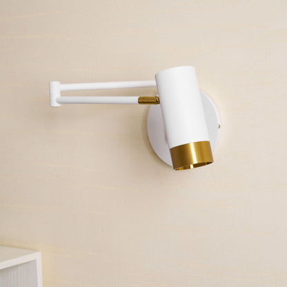 Ridge Arm Wall Lamp with Adjustable Angle
