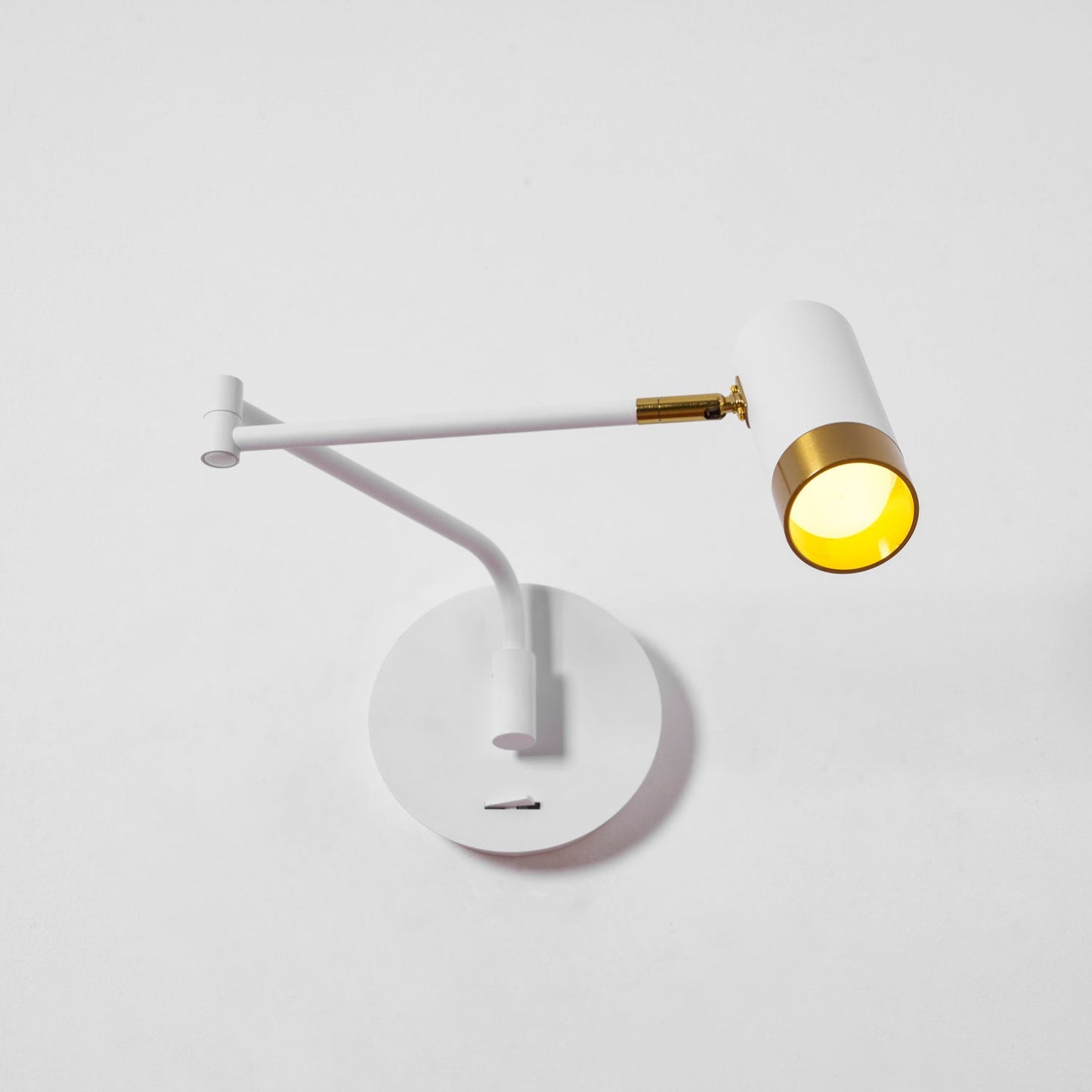 Ridge Arm Wall Lamp with Adjustable Angle
