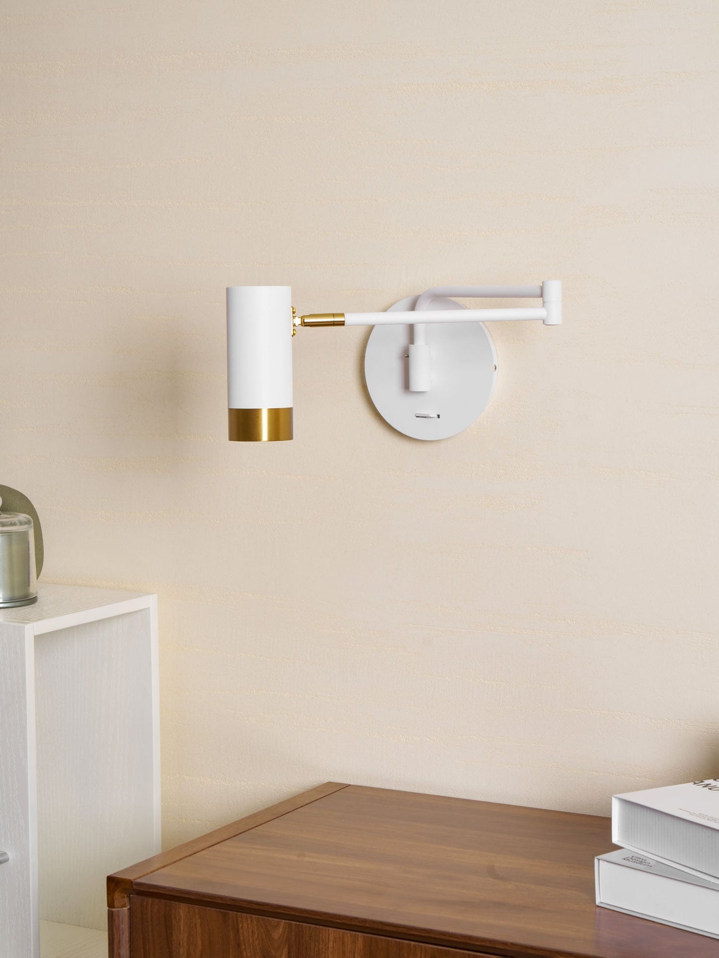 Ridge Arm Wall Lamp with Adjustable Angle