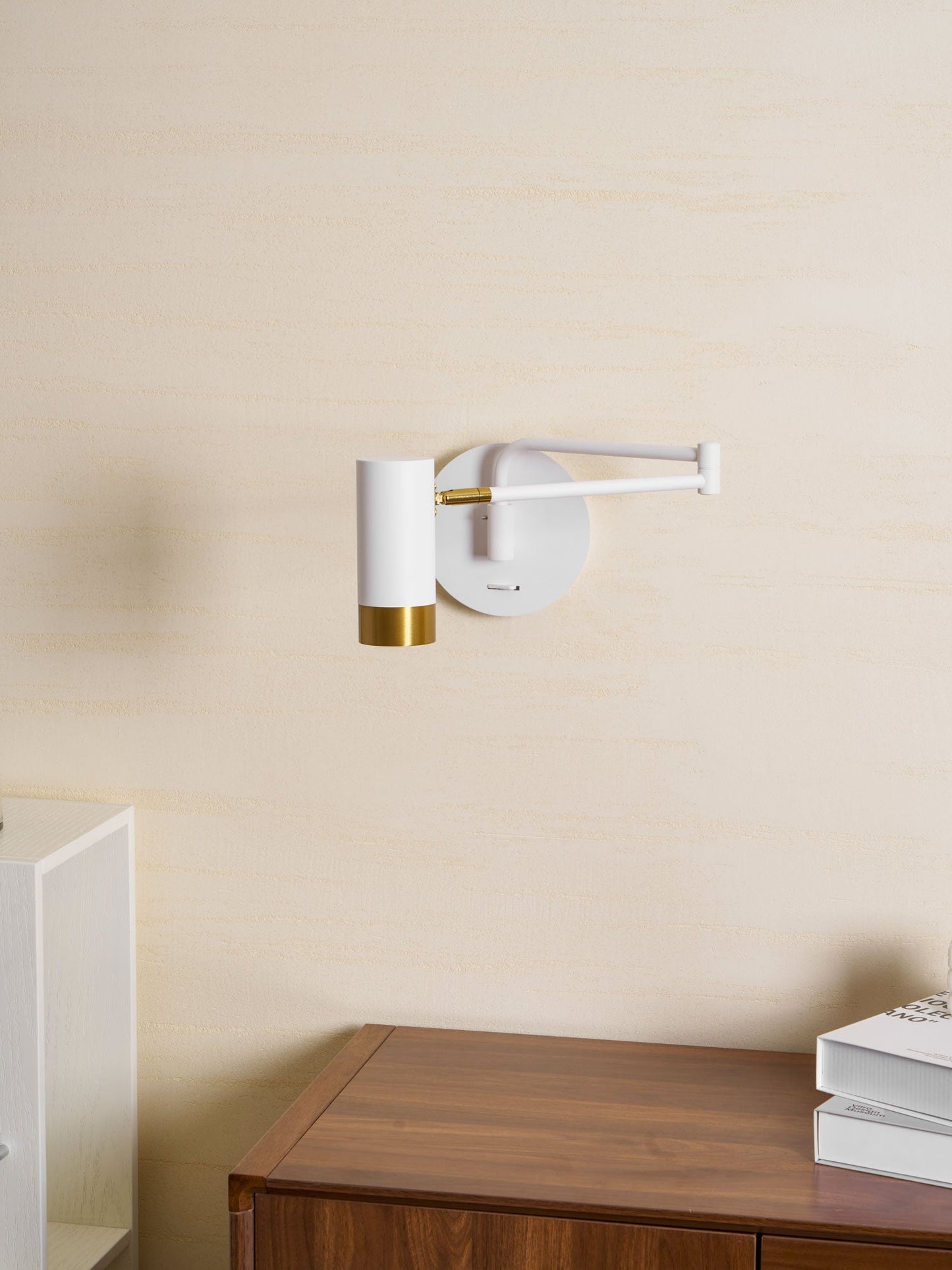 Ridge Arm Wall Lamp with Adjustable Angle — front view