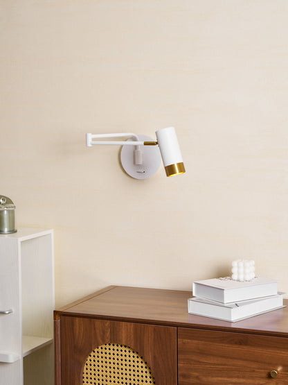 Ridge Arm Wall Lamp with Adjustable Angle