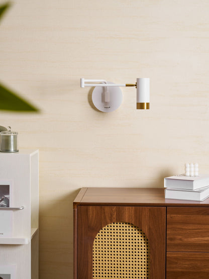 Ridge Arm Wall Lamp with Adjustable Angle