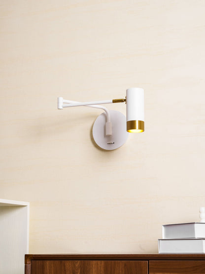 Ridge Arm Wall Lamp with Adjustable Angle