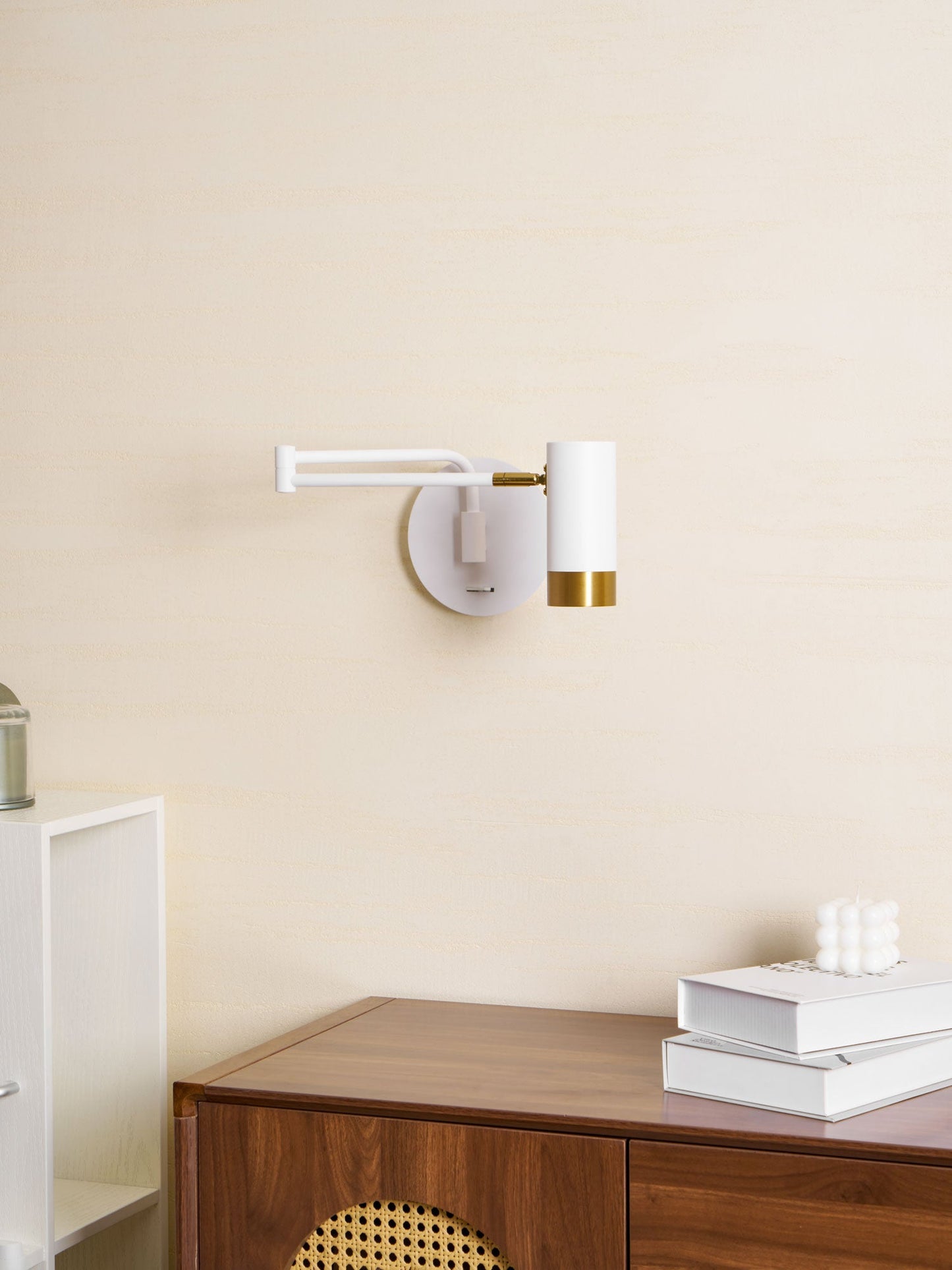 Ridge Arm Wall Lamp with Adjustable Angle