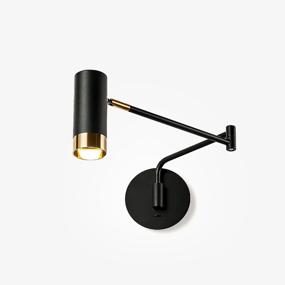 Ridge Arm Wall Lamp with Adjustable Angle — detail view