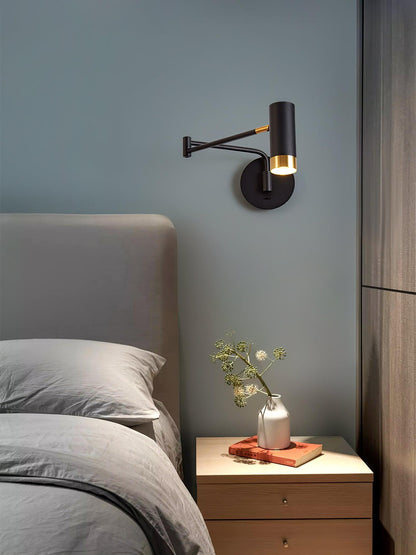 Ridge Arm Wall Lamp with Adjustable Angle