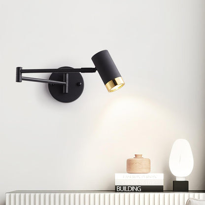 Ridge Arm Wall Lamp with Adjustable Angle