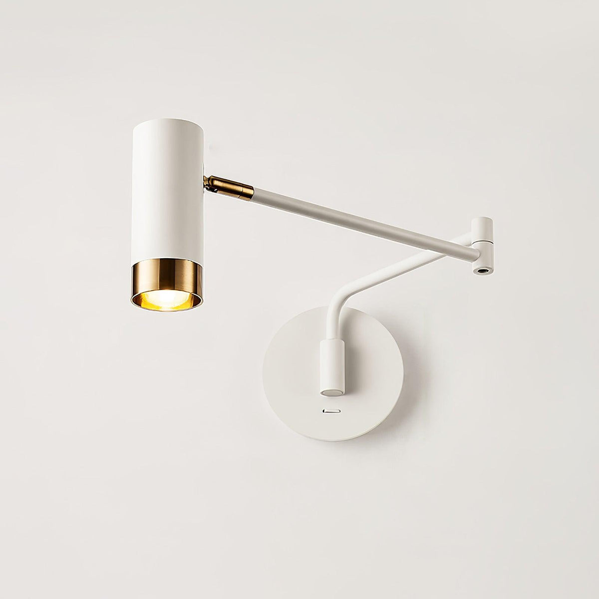 Ridge Arm Wall Lamp with Adjustable Angle