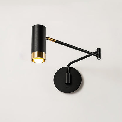 Ridge Arm Wall Lamp with Adjustable Angle