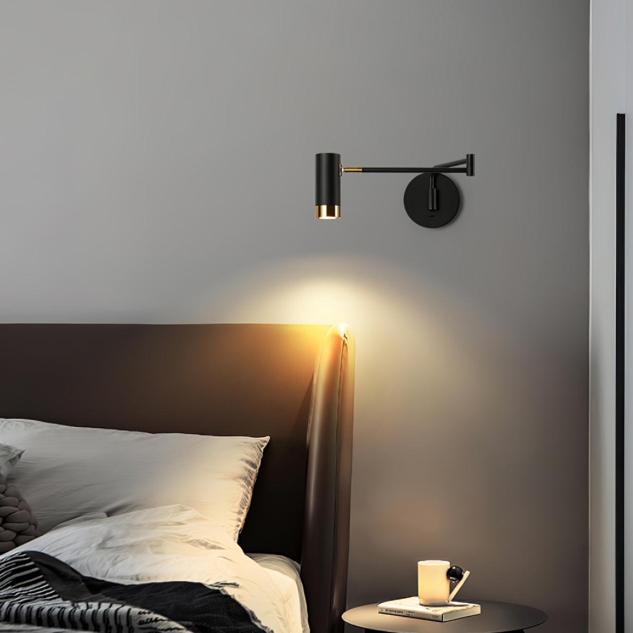 Ridge Arm Wall Lamp with Adjustable Angle