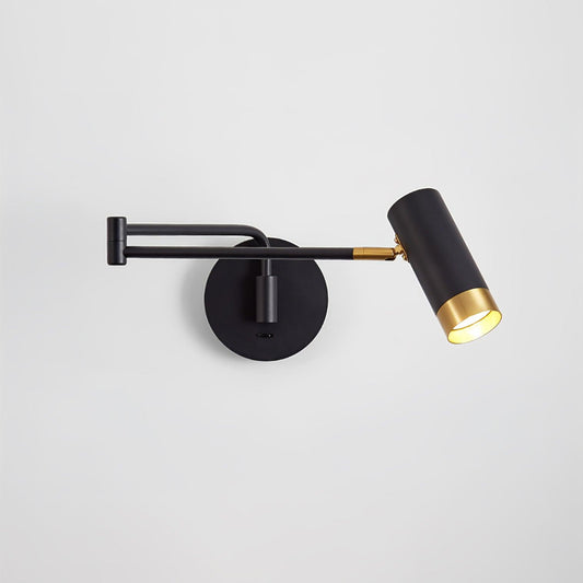 Ridge Arm Wall Lamp with Adjustable Angle — side view