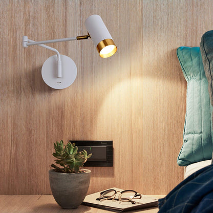 Ridge Arm Wall Lamp with Adjustable Angle