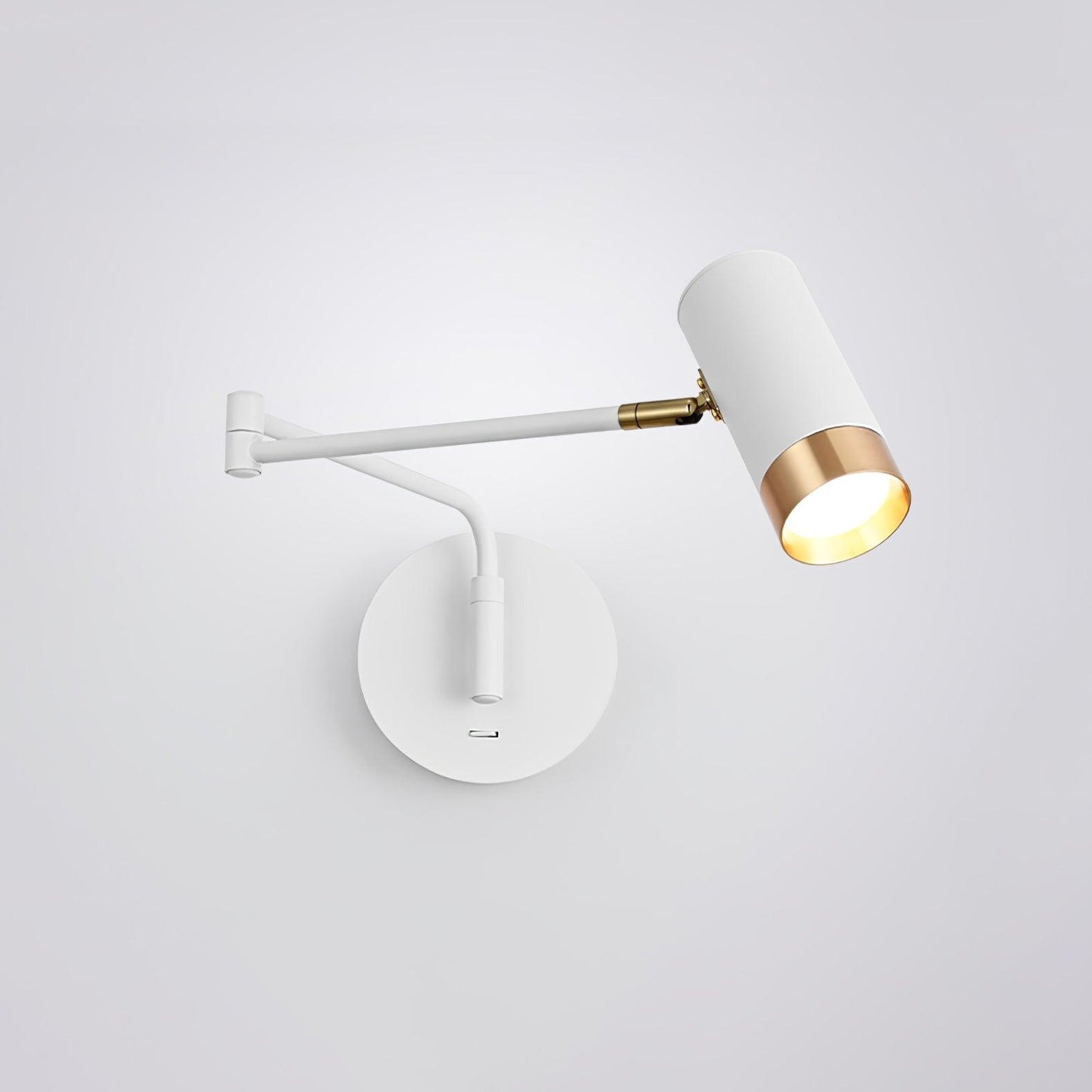 Ridge Arm Wall Lamp with Adjustable Angle