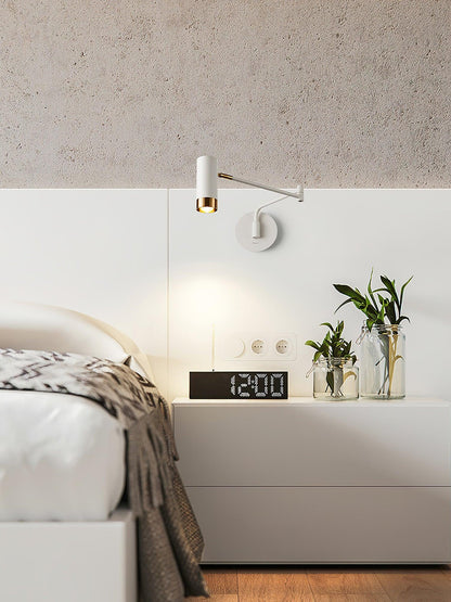 Ridge Arm Wall Lamp with Adjustable Angle