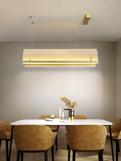 Round Arched Chandelier with Metal Frame