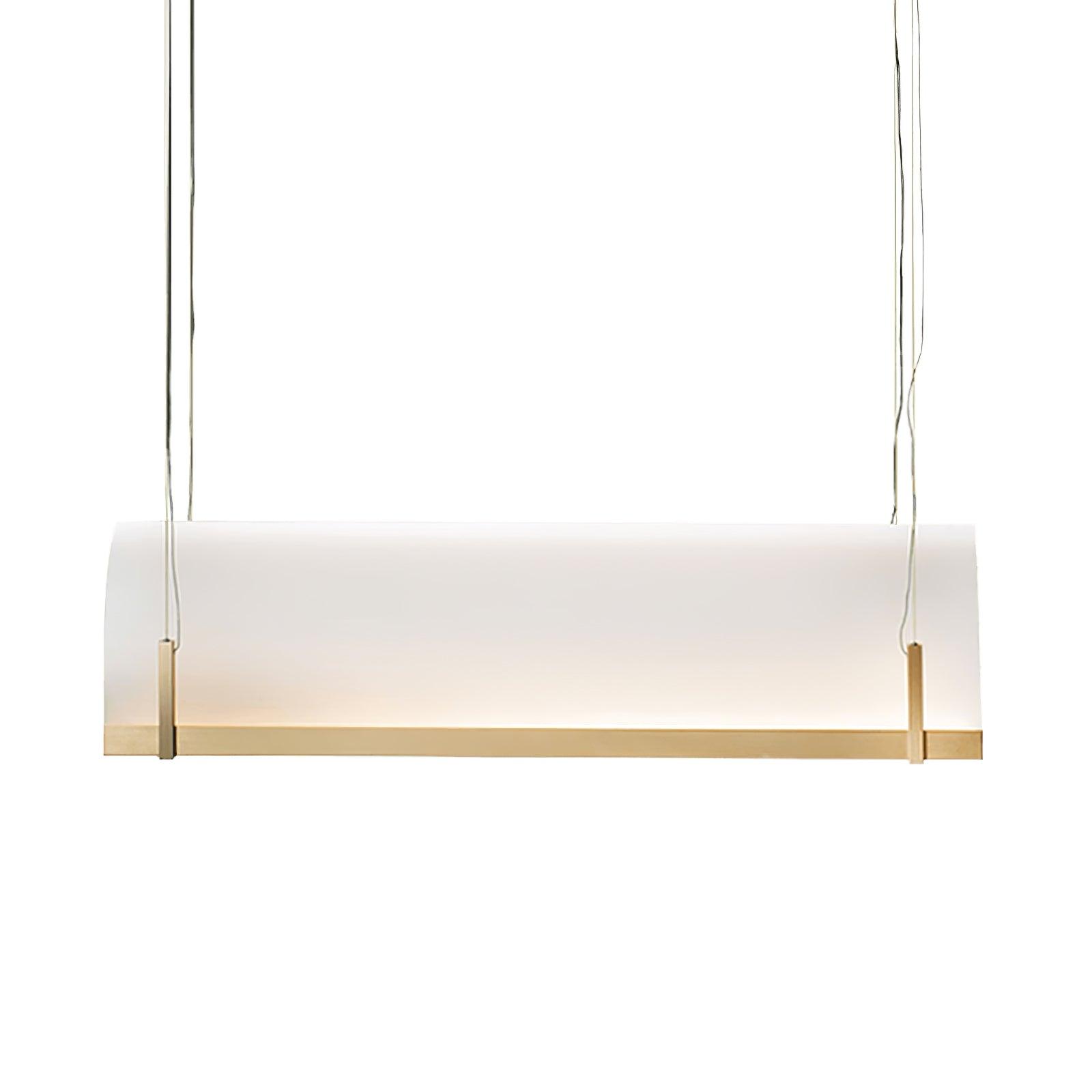 Round Arched Chandelier with Metal Frame — alternate angle
