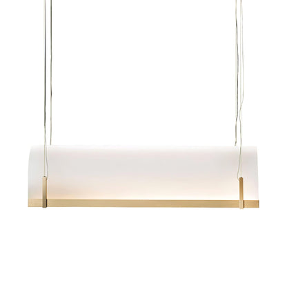 Round Arched Chandelier with Metal Frame — front view