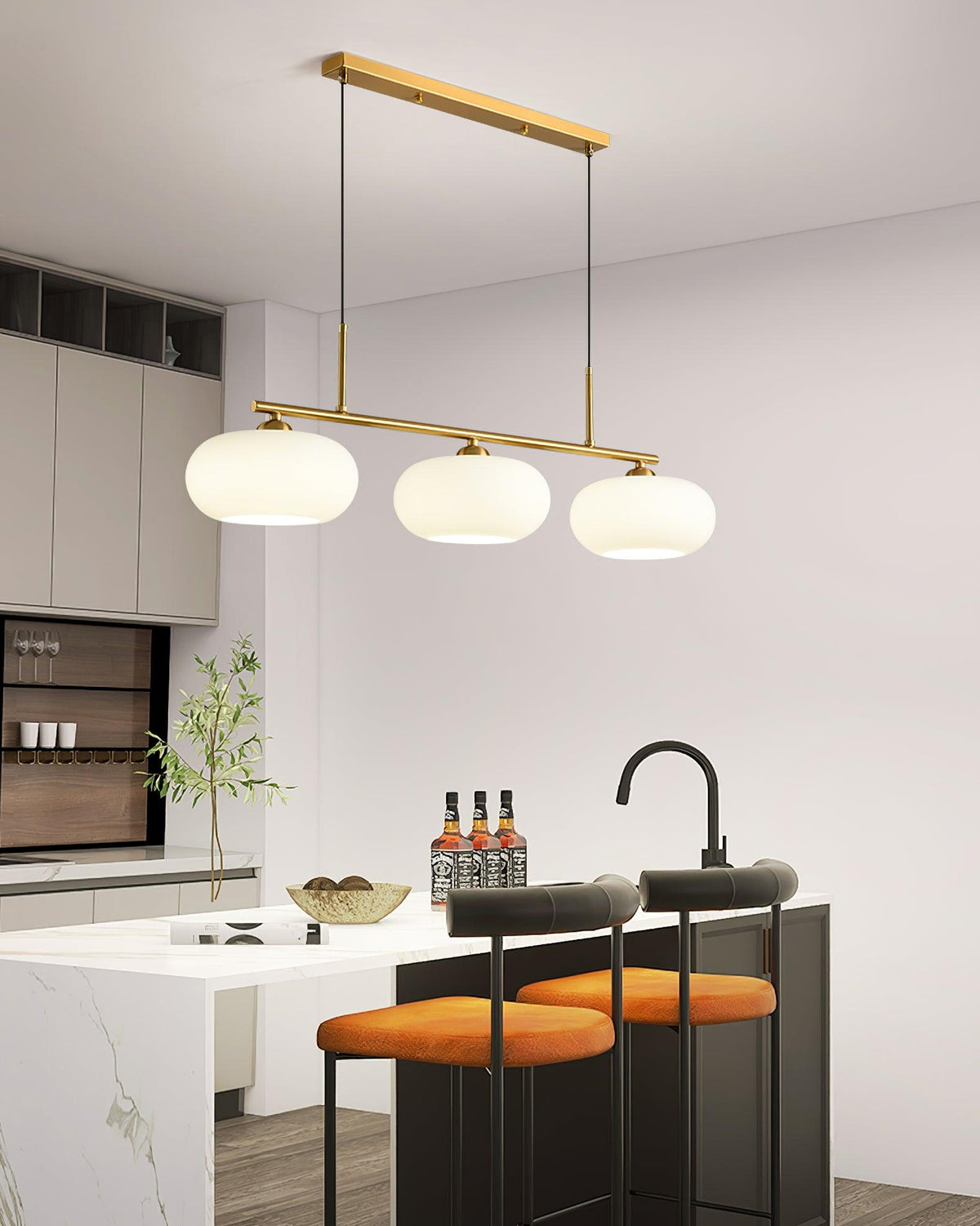 Sculptural Pendant Light Position 20