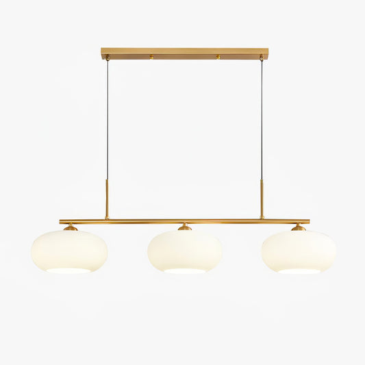 Sculptural Pendant Light with Adjustable Brightness — front view