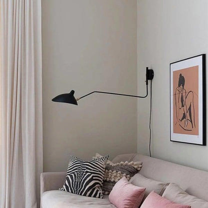 Adjustable Arm Wall Sconce, Energy-Efficient LED