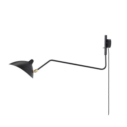 Adjustable Arm Wall Sconce, Energy-Efficient LED — side view