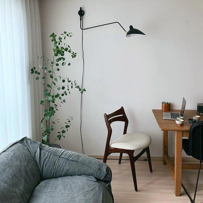 Adjustable Arm Wall Sconce, Energy-Efficient LED