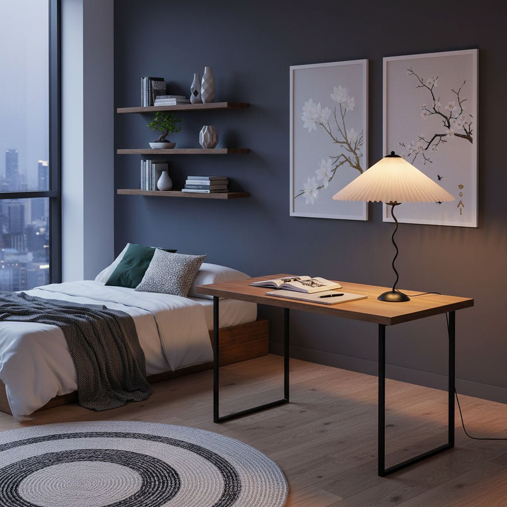 Squiggle Table Lamp with USB Charging