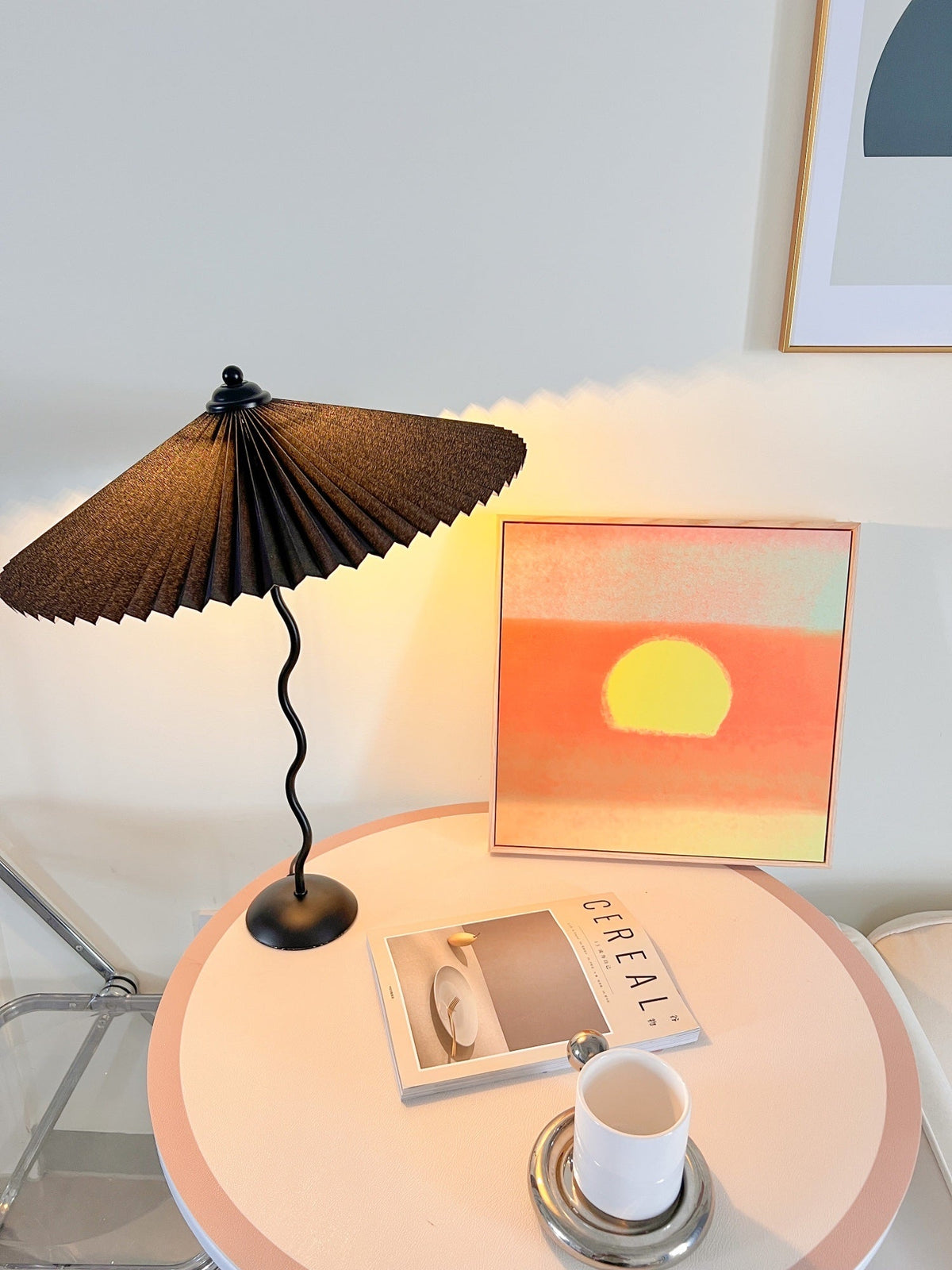 Squiggle Table Lamp with USB Charging