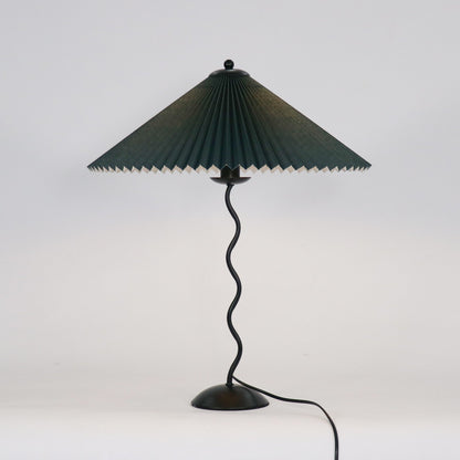 Squiggle Table Lamp with USB Charging — side view