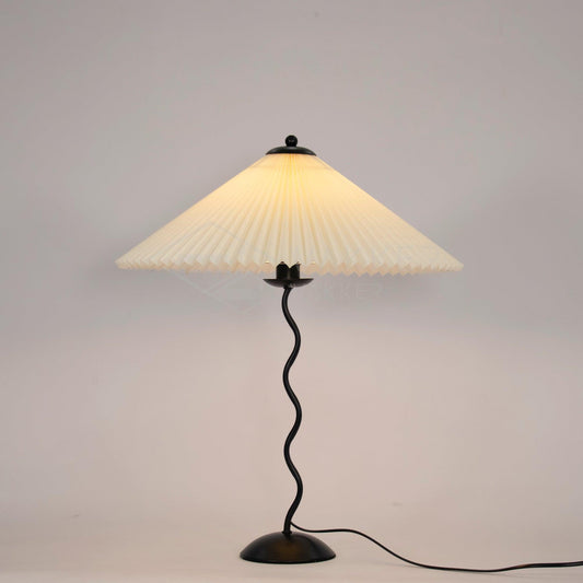 Squiggle Table Lamp with USB Charging — front view