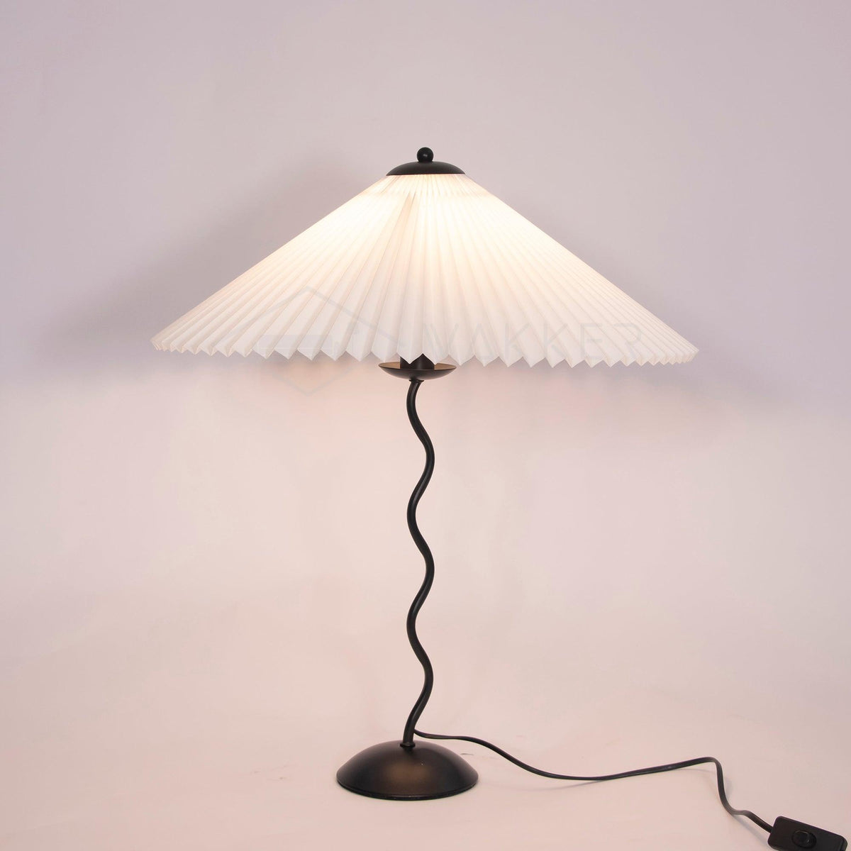 Squiggle Table Lamp with USB Charging
