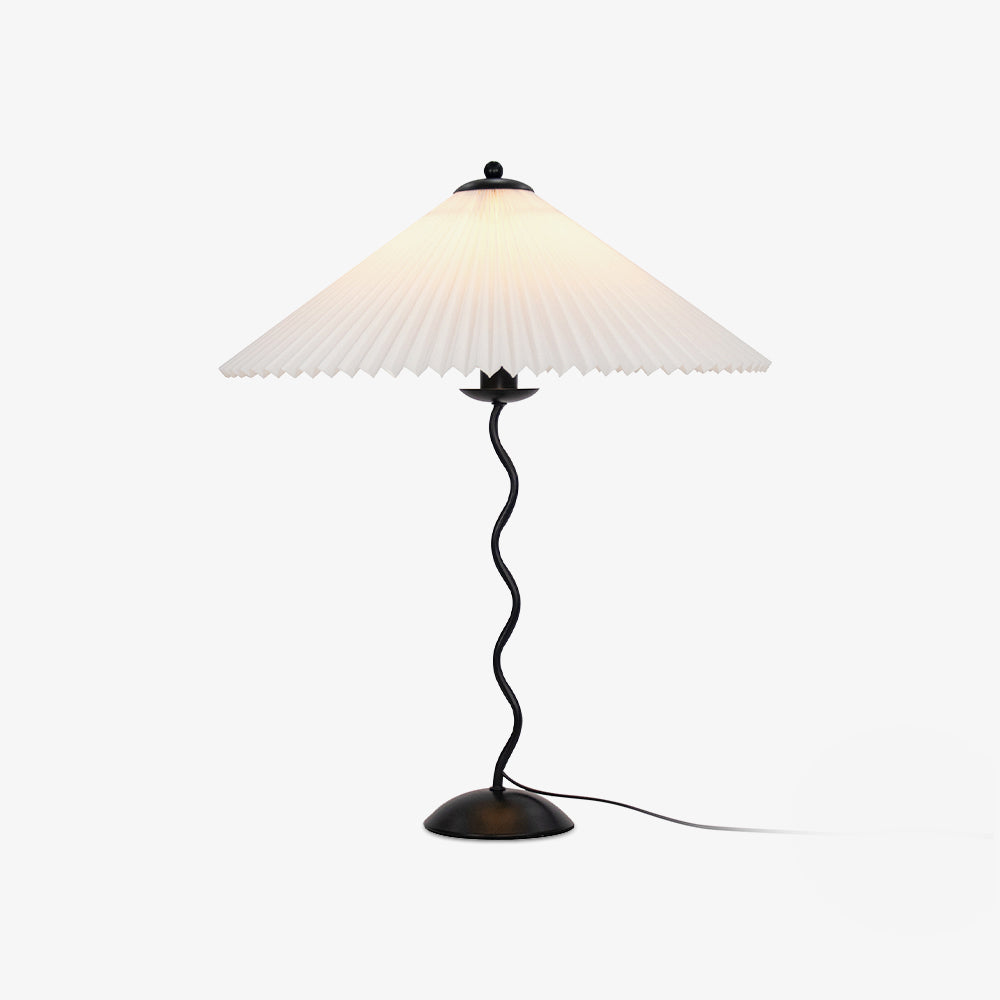 Squiggle Table Lamp with USB Charging — lifestyle view