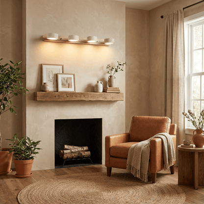 Travertine Duo Rechargeable Wall Light