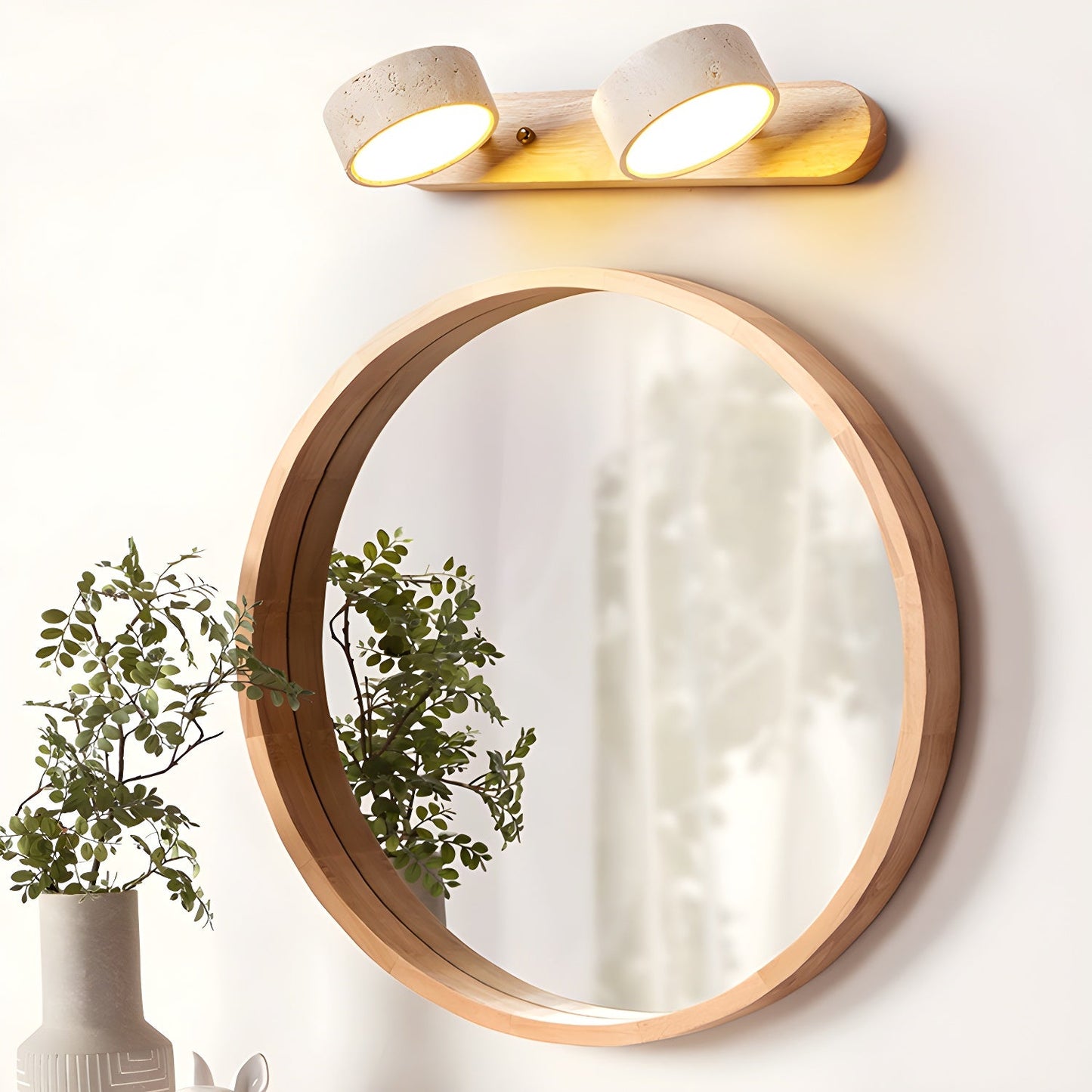 Travertine Wall Light, Multi-Light Design