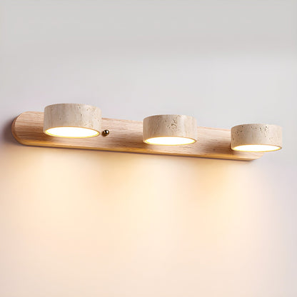 Travertine Wall Light, Multi-Light Design