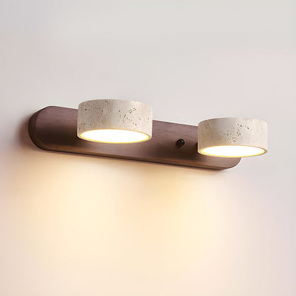 Travertine Wall Light, Multi-Light Design