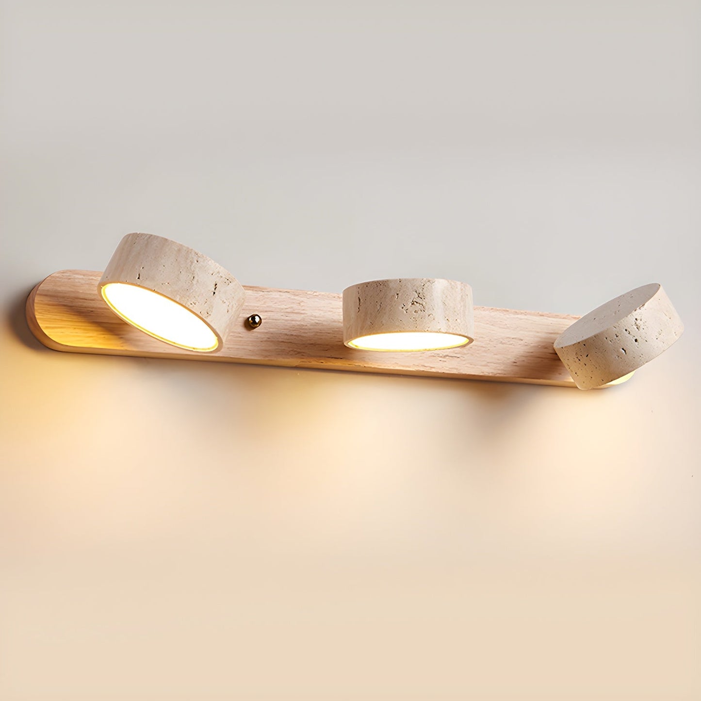 Travertine Wall Light, Multi-Light Design