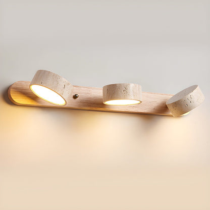 Travertine Wall Light, Multi-Light Design