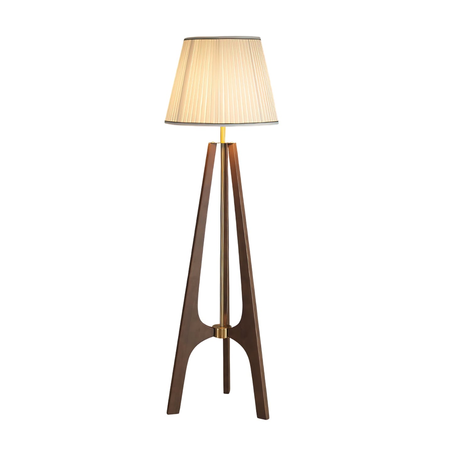 Tripod Floor Lamp, Soft Warm Light — front view