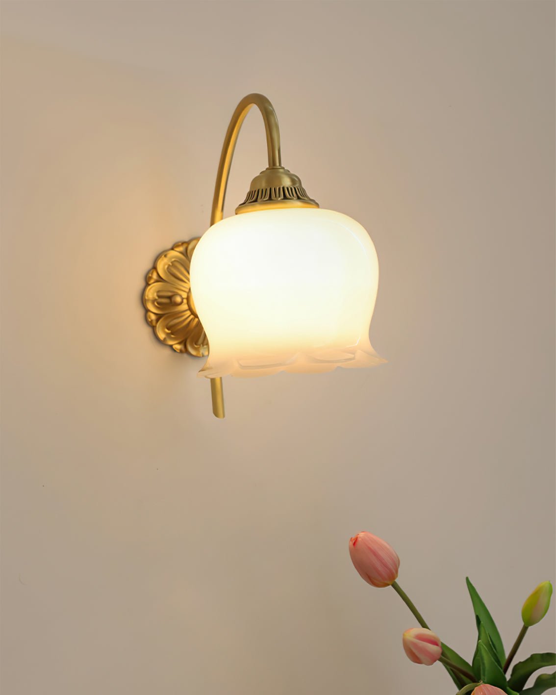 Flower Wall Lamp with Adjustable Brightness