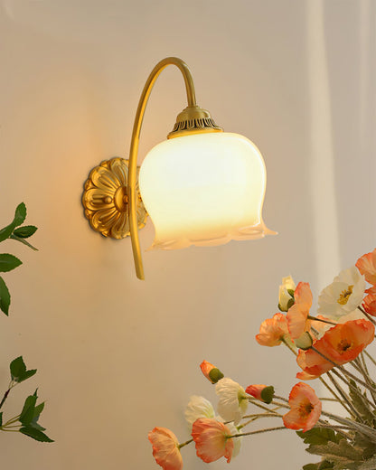 Flower Wall Lamp with Adjustable Brightness