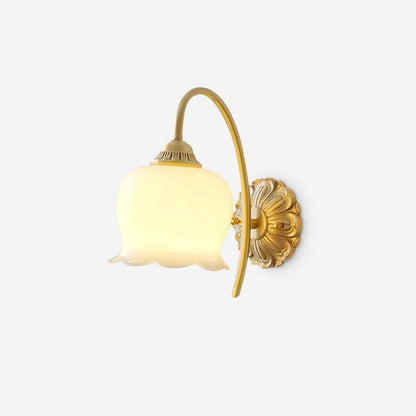 Flower Wall Lamp with Adjustable Brightness — side view