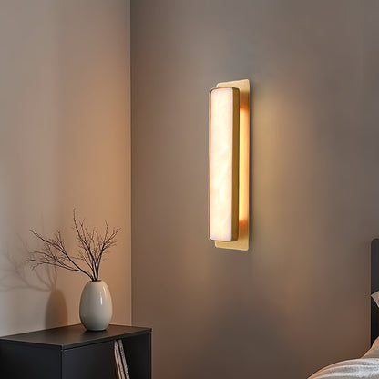 Alabaster Wall Light with Soft Ambient Glow