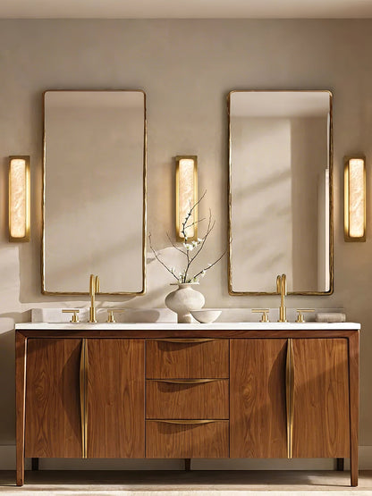 Alabaster Wall Light with Soft Ambient Glow