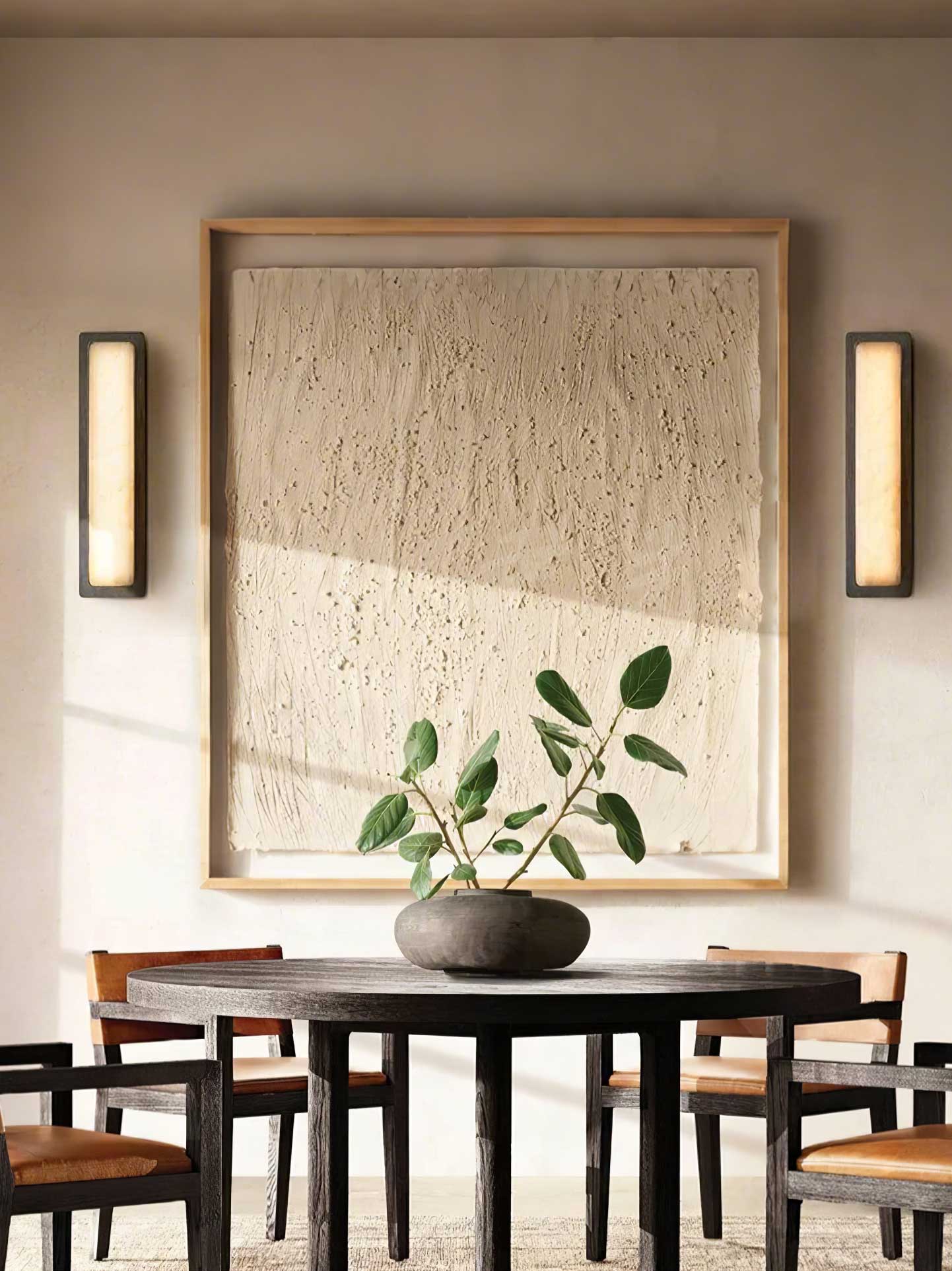 Alabaster Wall Light with Soft Ambient Glow