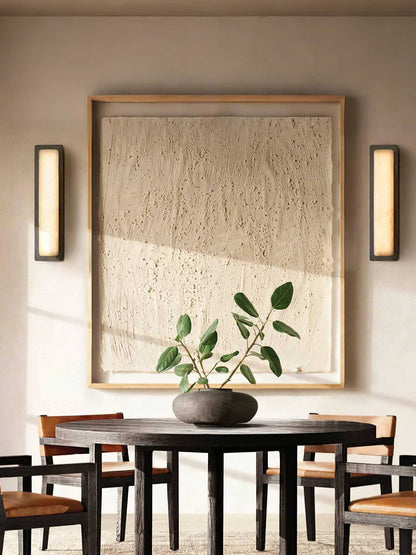 Alabaster Wall Light with Soft Ambient Glow