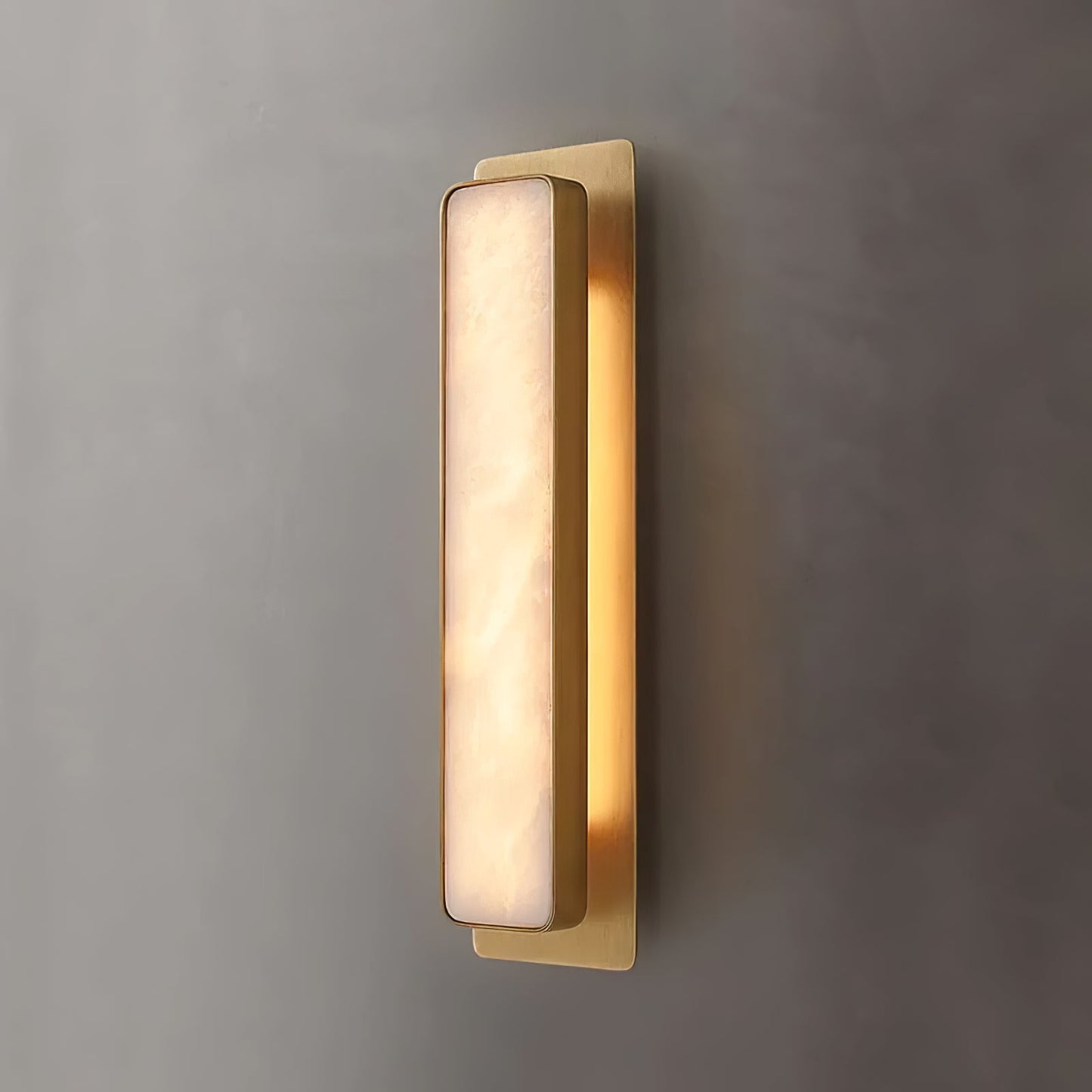 Alabaster Wall Light with Soft Ambient Glow